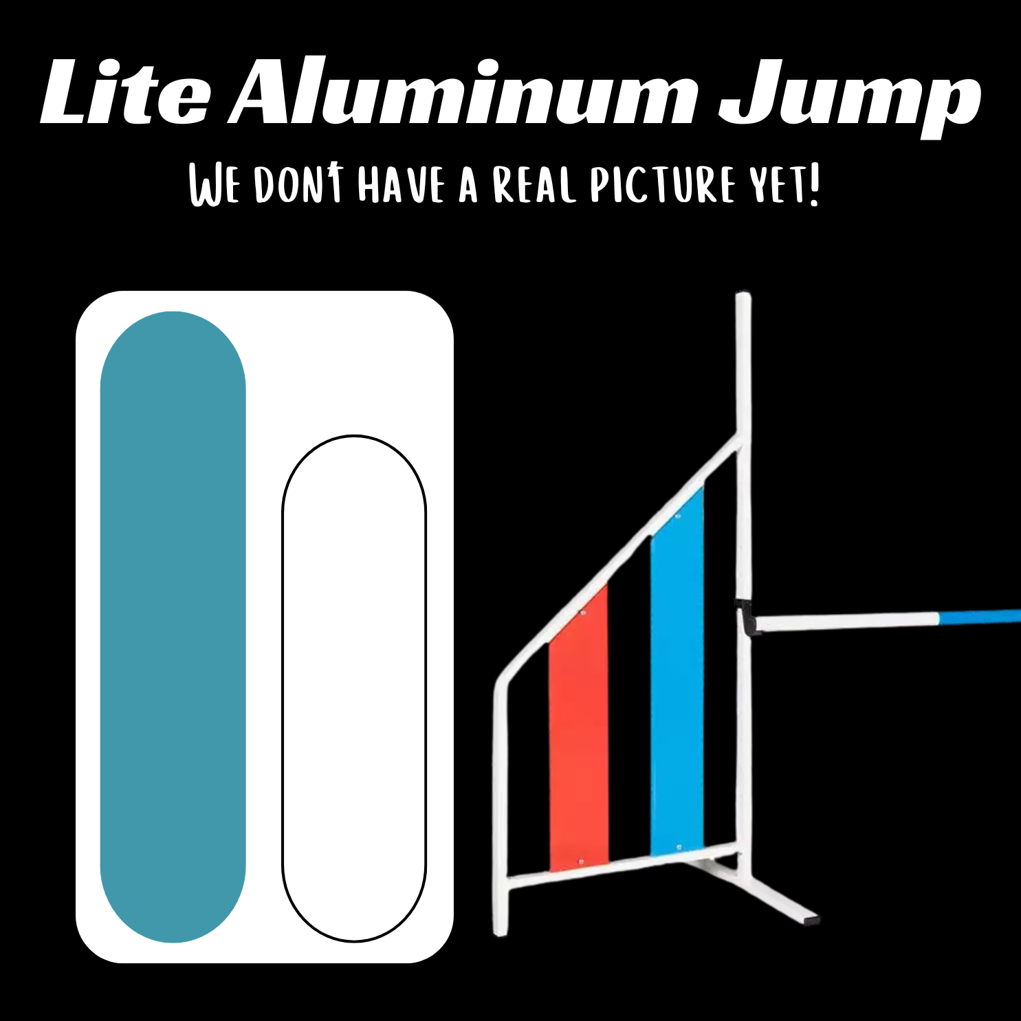 LITE Aluminum Jump, TURQUOISE/WHITE - USO25