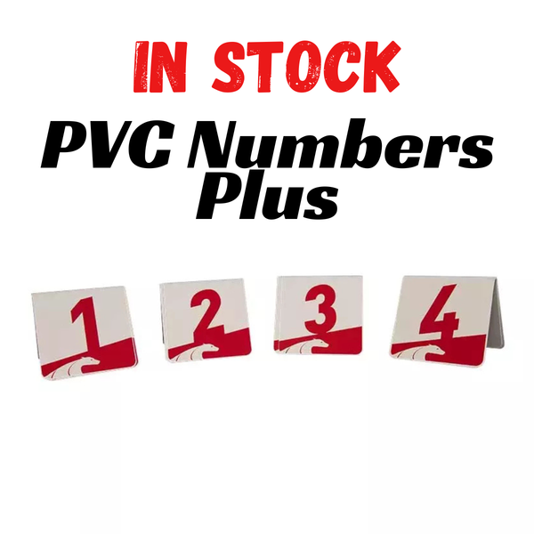 *IN STOCK* PVC Number Set Plus