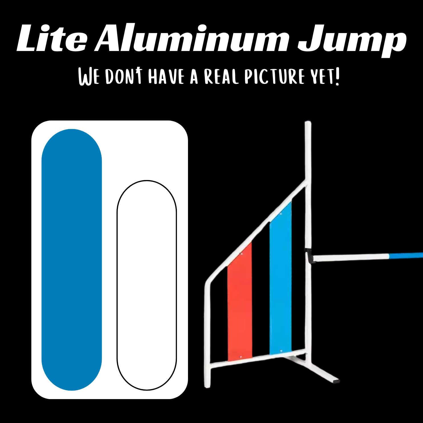LITE Aluminum Jump, BLUE/WHITE - USO25