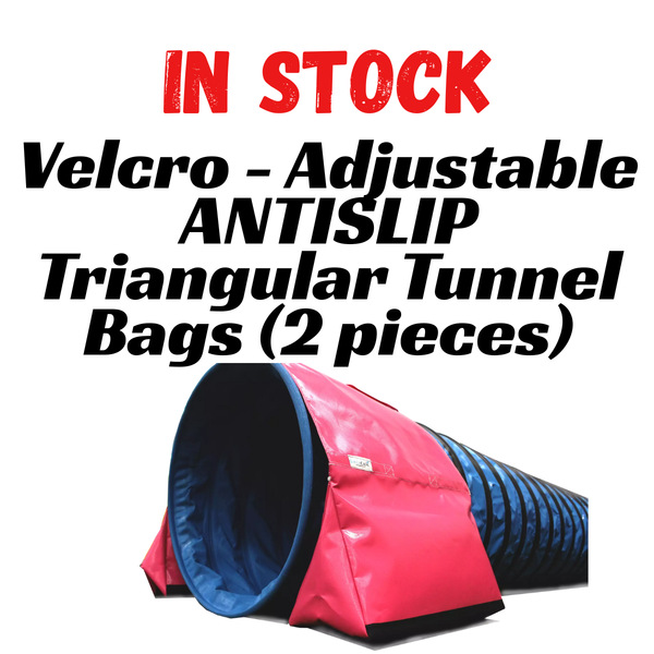 *IN STOCK* Velcro - Adjustable ANTISLIP Triangular Tunnel Bags (2 pieces)
