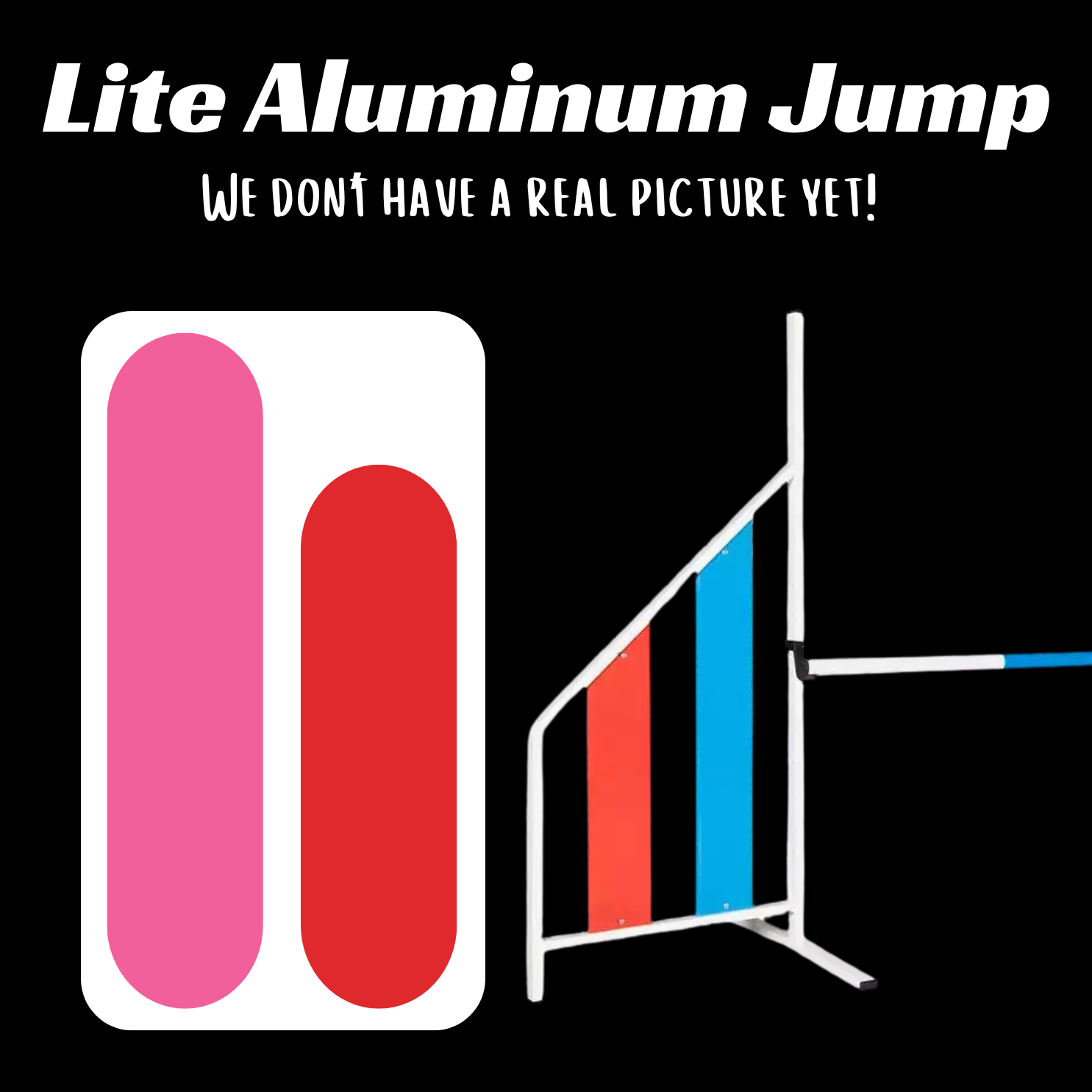 LITE Aluminum Jump, PINK/RED - USO25