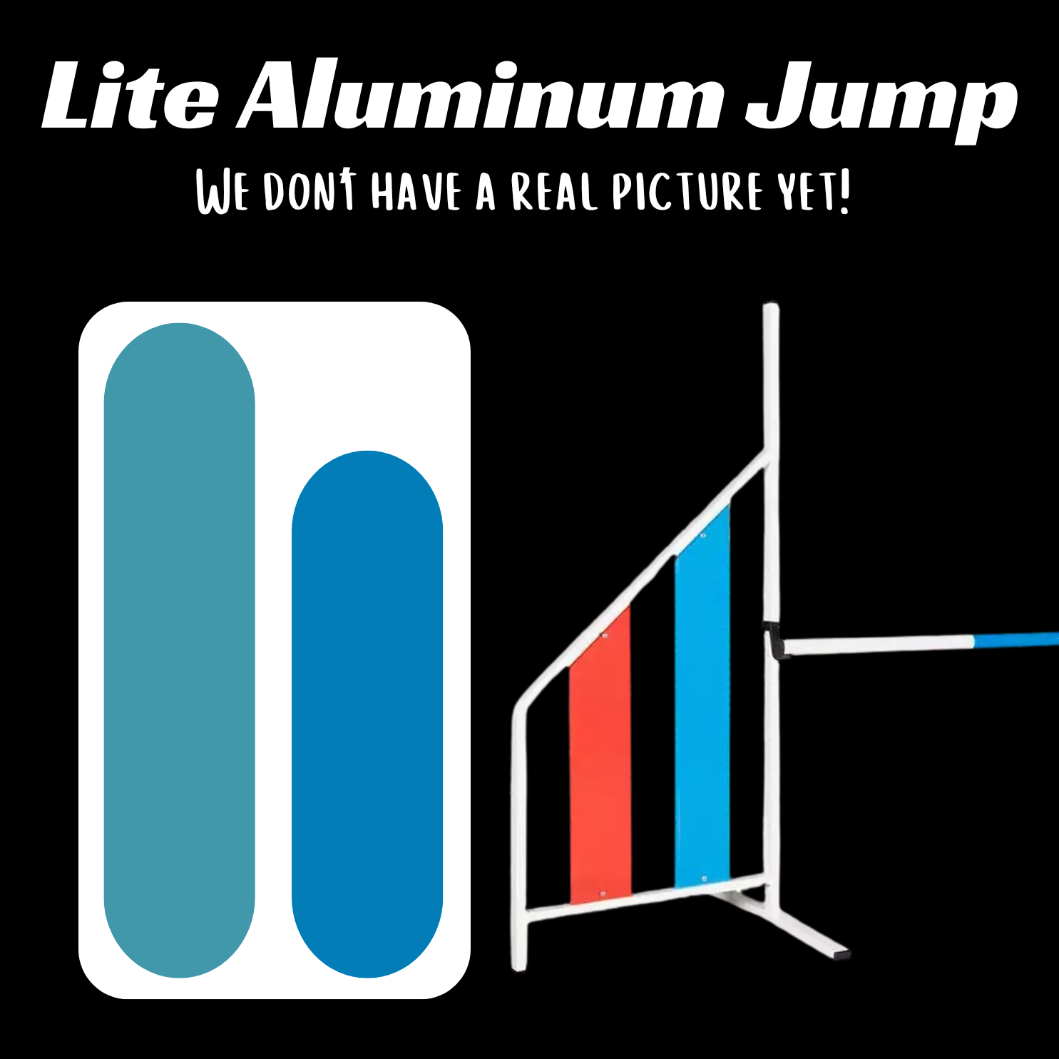 LITE Aluminum Jump, TURQUOISE/BLUE, TURQUOISE bar - USO25