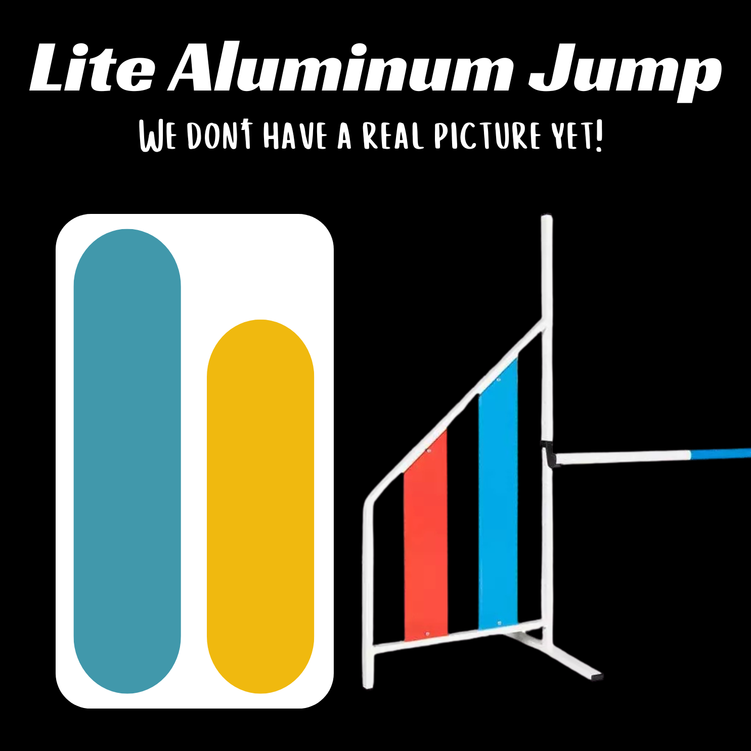 LITE Aluminum Jump, TURQUOISE/YELLOW - USO25