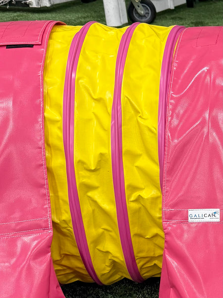 Galican Fullgrip Agility Tunnel 4" Pitch, 6M YELLOW/PINK - WCO25