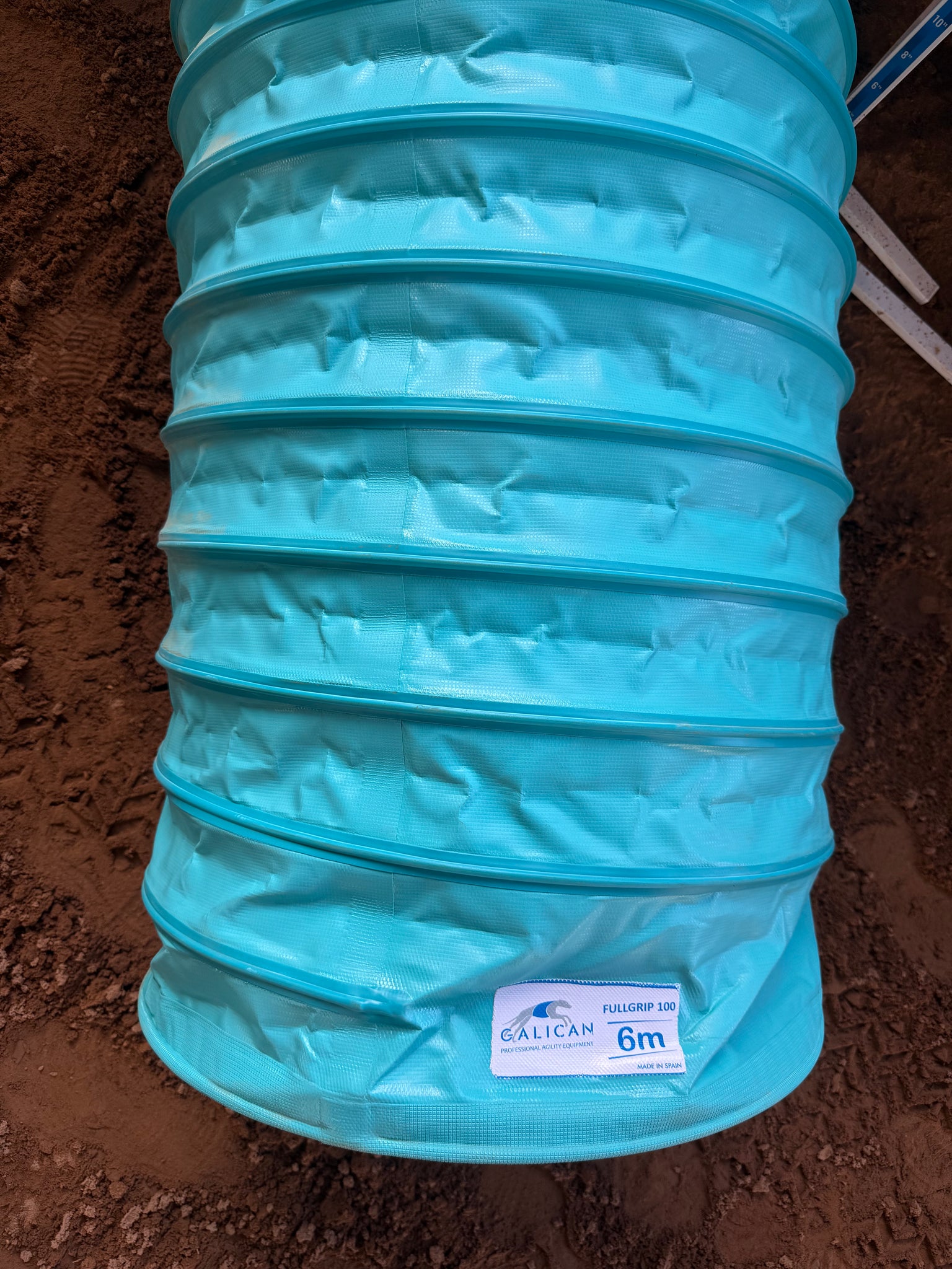 Galican Fullgrip Agility Tunnel 4" Pitch, 5M TURQUOISE/TURQUOISE - Invitational2026
