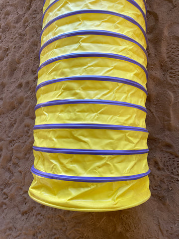 Galican Fullgrip Agility Tunnel 4" Pitch, 5M YELLOW/PURPLE - CKC ATC